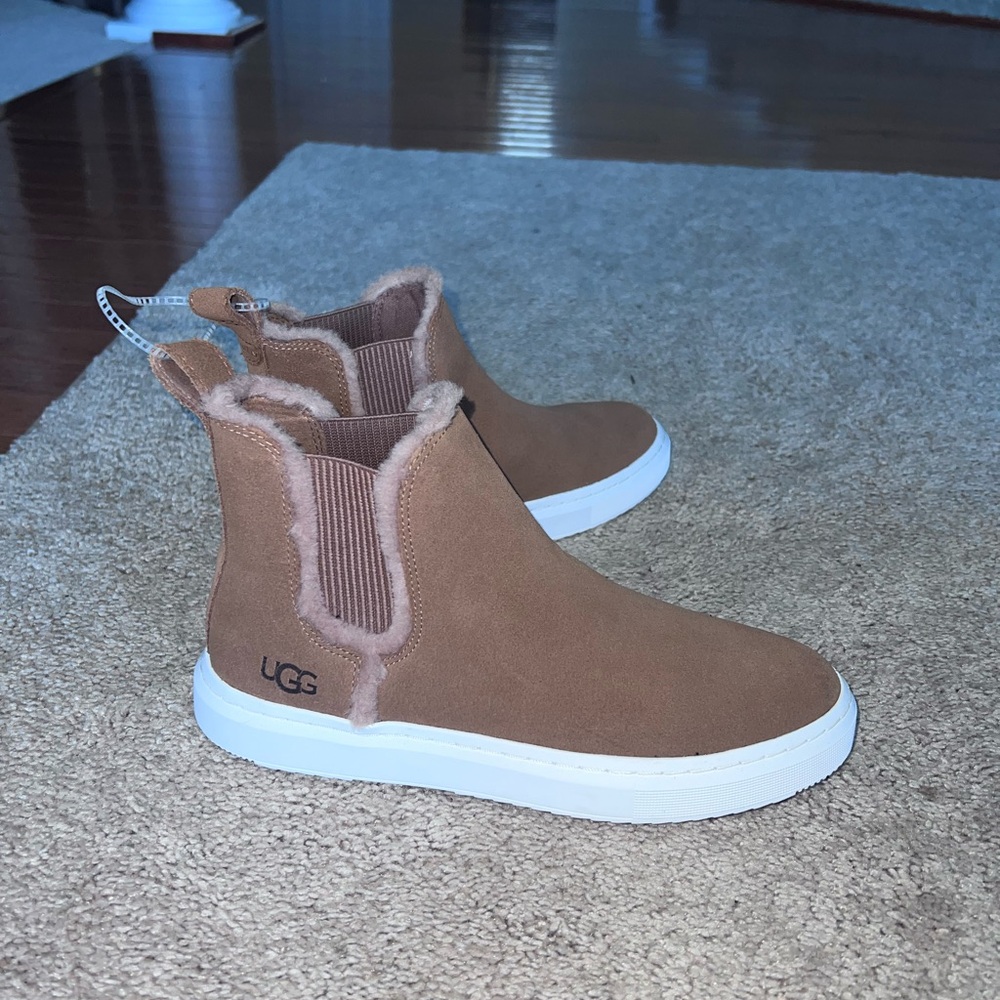UGG Tan Suede Ankle Boots !NEW!